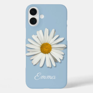 Trendy Daisy Blume Blossom - Blauer Mode iPhone 16 Plus Hülle