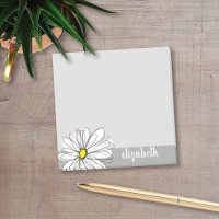 Trendy Daisy mit grau und gelb