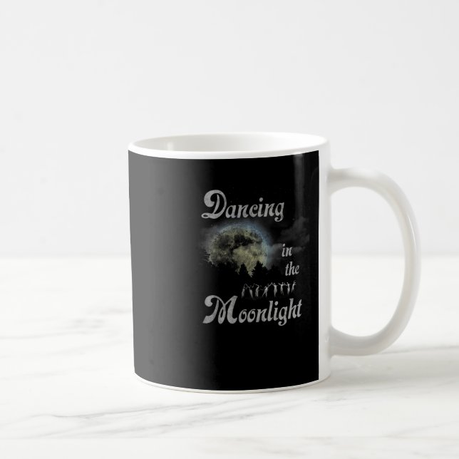 Trendy Dancing im Mondschein Kaffeetasse (Rechts)