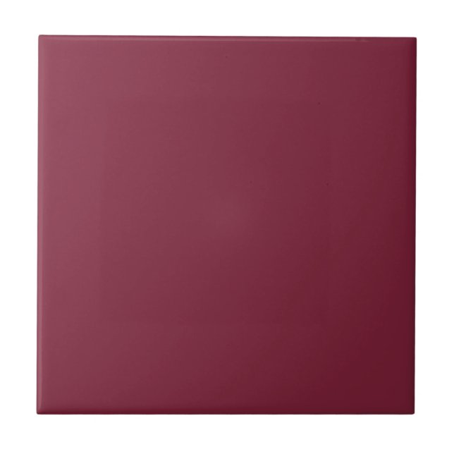 Trendy Dark Magenta - Keramik Tile Fliese (Vorderseite)