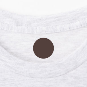 Trendy Dark Mocha Brown - Label Etiketten