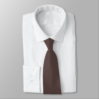 Trendy Dark Mocha Brown - Neck Tie Krawatte