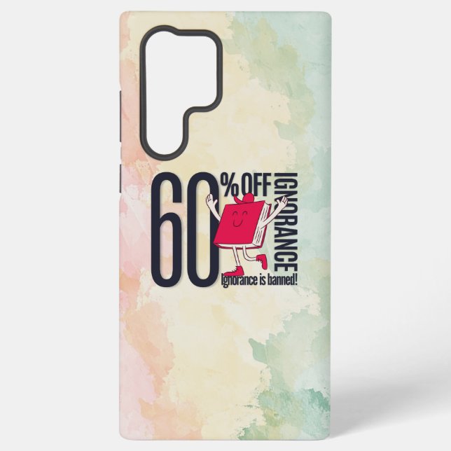 Trendy Dark Paper Texture Whimsical Book Samsung Galaxy Hülle (Rückseite)