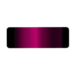 Trendy Deep Fushsia Gradiant Solid & Black Lable