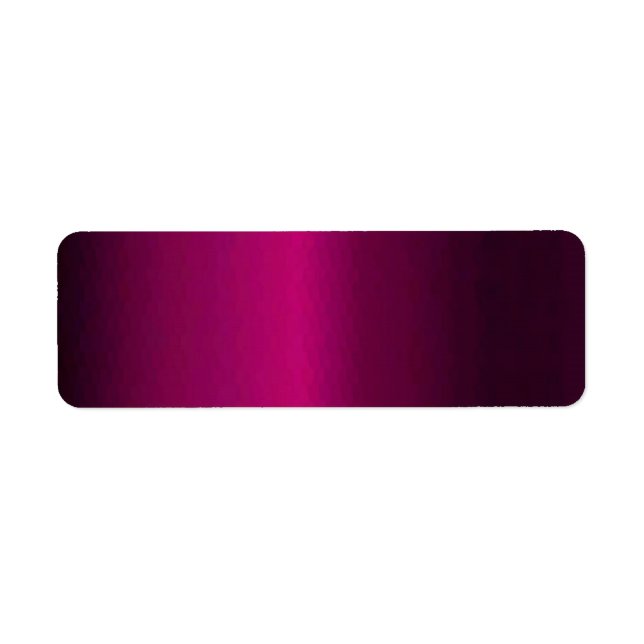 Trendy Deep Fushsia Gradiant Solid Lable (Vorne)