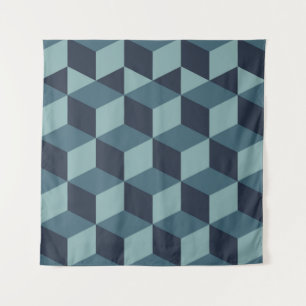 	Trendy Design Vintage abstrakte Blockgeometrie Wandteppich