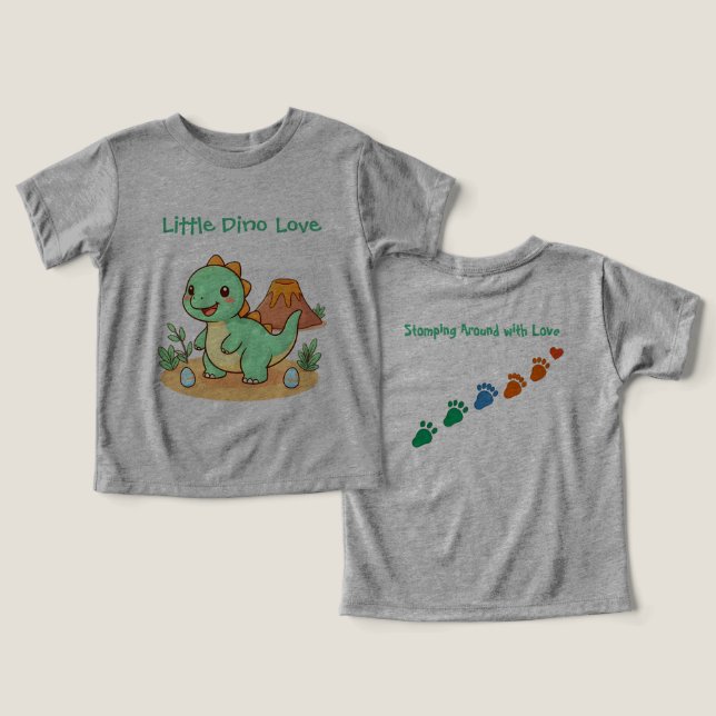 Trendy Dinosaur Fun (Design Vorderseite & Rückseite)