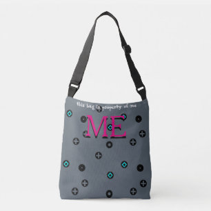 Trendy Dot Custom Mit Monogramm Crossbody Bag Tragetaschen Mit Langen Trägern