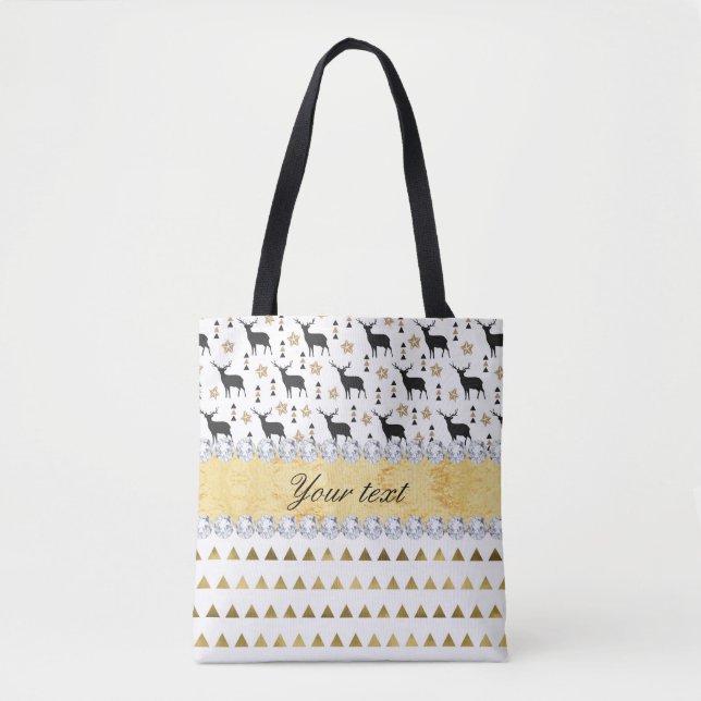 Trendy-Dreifach-Muster und Diamanten (Vorderseite)