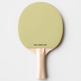Trendy Earthy Yellow - Individuelles Ping-Pong-Sch Tischtennis Schläger