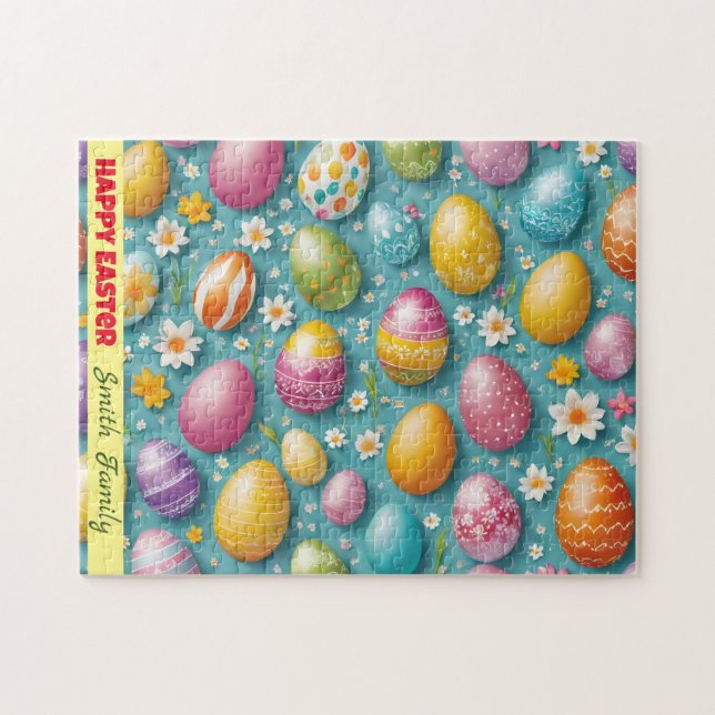 Trendy Eggs Easter Collection Puzzle (Horizontal)