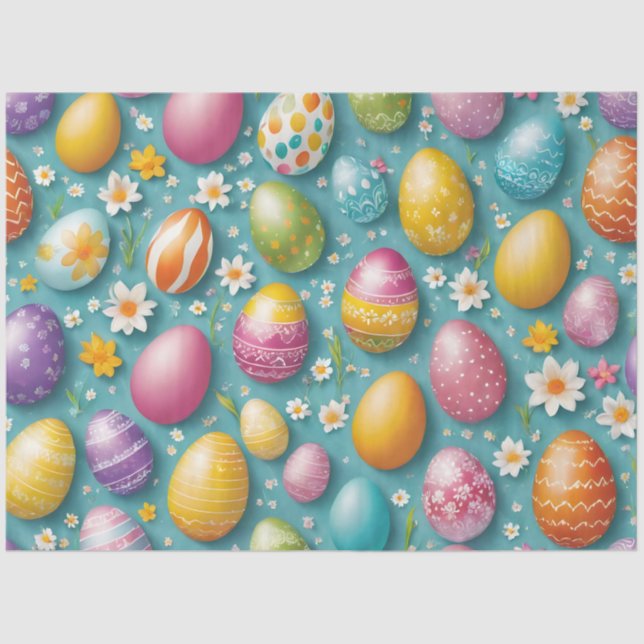 Trendy Eggs Easter Collection Seidenpapier (Vorderseite)