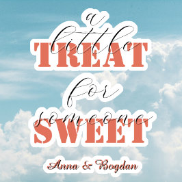 Trendy eine kleine Leckerei für jemanden süßen Vle Aufkleber