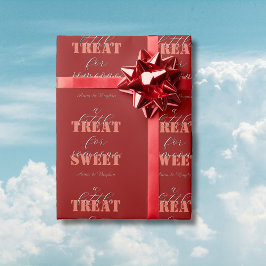 Trendy eine kleine Leckerei für jemanden süßen Vle Geschenkpapier