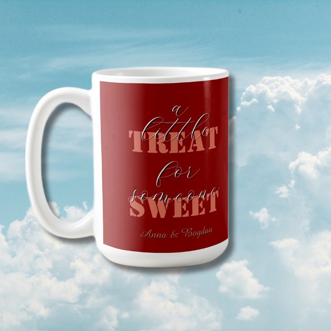 Trendy eine kleine Leckerei für jemanden süßen Vle Kaffeetasse (Von Creator hochgeladen)