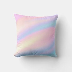 Trendy Einzigartige Pastellfarben Rosa abstrakte W Kissen
