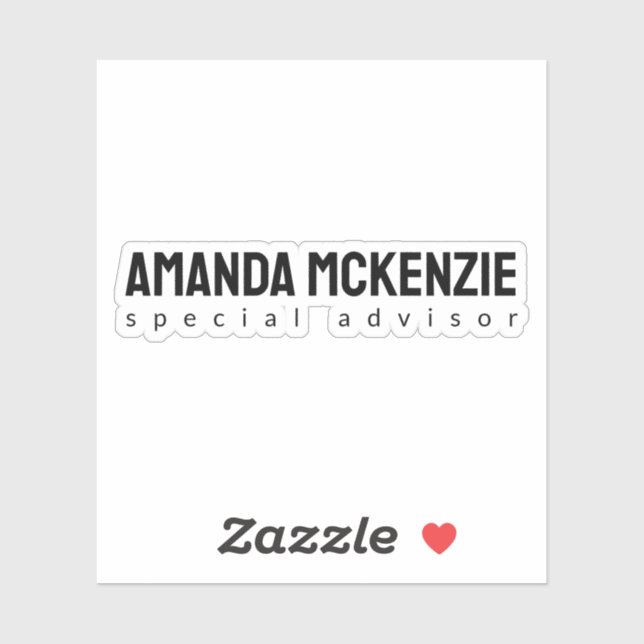 Trendy Einzigartiges kreatives Minimalistisches De Aufkleber (Blatt)