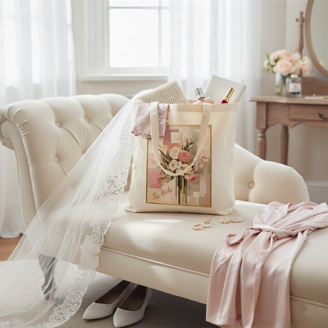 Trendy Elegant Geometric Bridal Blume Bouquet Tragetasche (Von Creator hochgeladen)