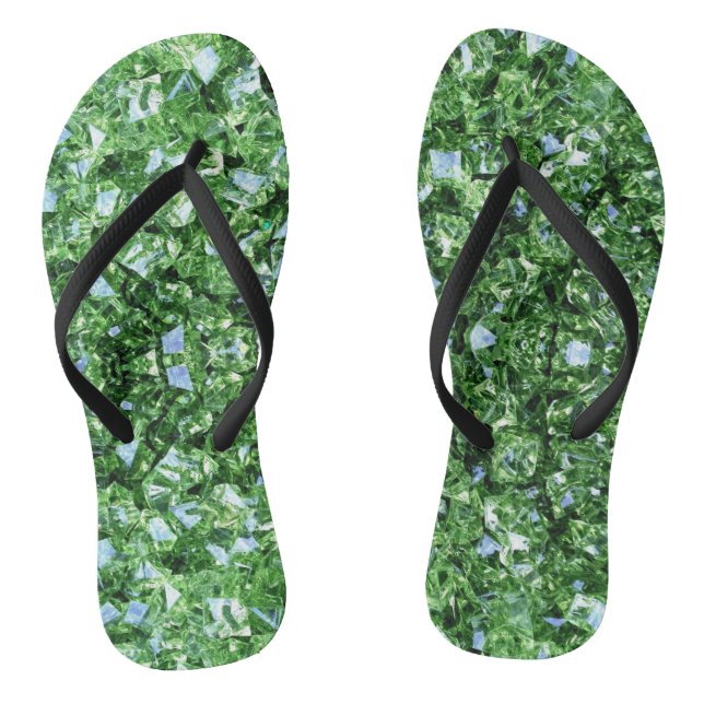 Trendy Elegant Green Stilvolle Ferien Flip Flops (Fußbett)