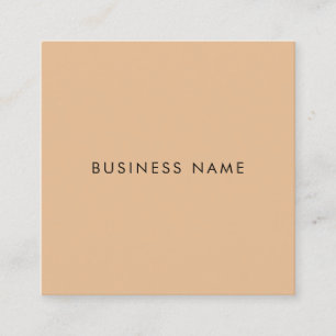 Trendy Elegant Simple Modern Company Template Quadratische Visitenkarte