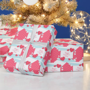 Trendy Elegante Moderne Liebe Valentine Geschenkpapier