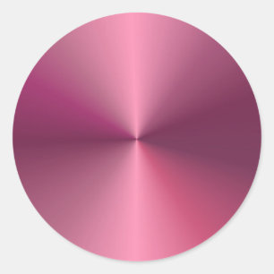 Trendy Elegante rosa Lila Blankovorlage Runder Aufkleber