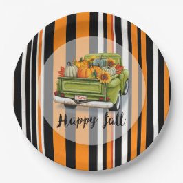 Trendy Erntedank Schöne Herbstkollektion Pappteller