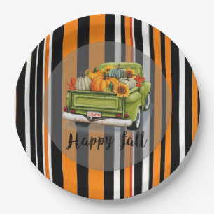 Trendy Erntedank Schöne Herbstkollektion Pappteller