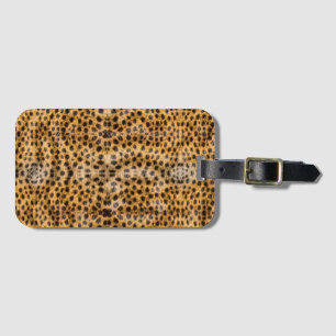 Trendy Exotic Cheetah Fur Muster Animal Print Gepäckanhänger