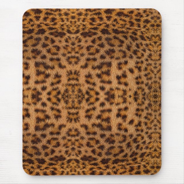 Trendy Exotic Jaguar Fur Muster Animal Print Mousepad (Vorne)