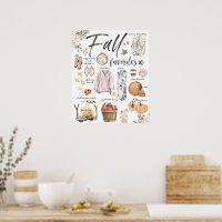 Trendy Fall Favorites | Aquarellbilder