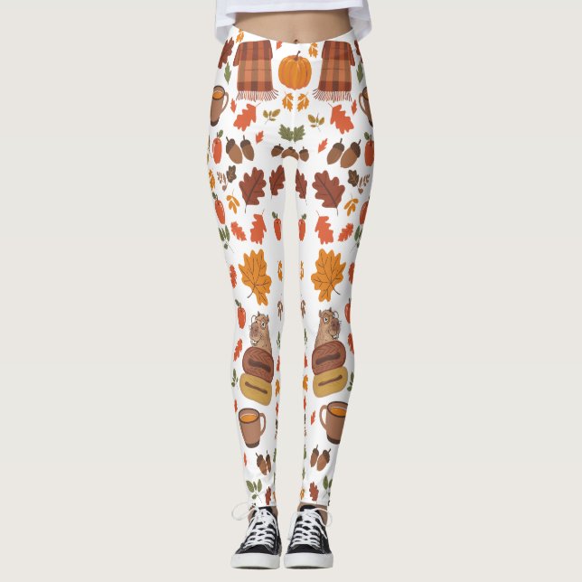Trendy Fall Leggings (Vorderseite)