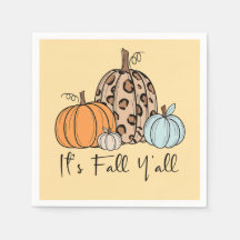 Trendy Fall Pumpkin | Zitat "It's Fall Y'all"