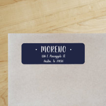 Trendy | Familie | Midnight Blue | RÜCKSENDEADRESS