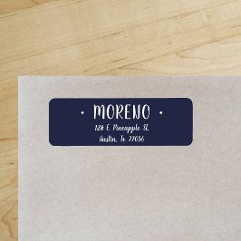 Trendy | Familie | Midnight Blue | RÜCKSENDEADRESS