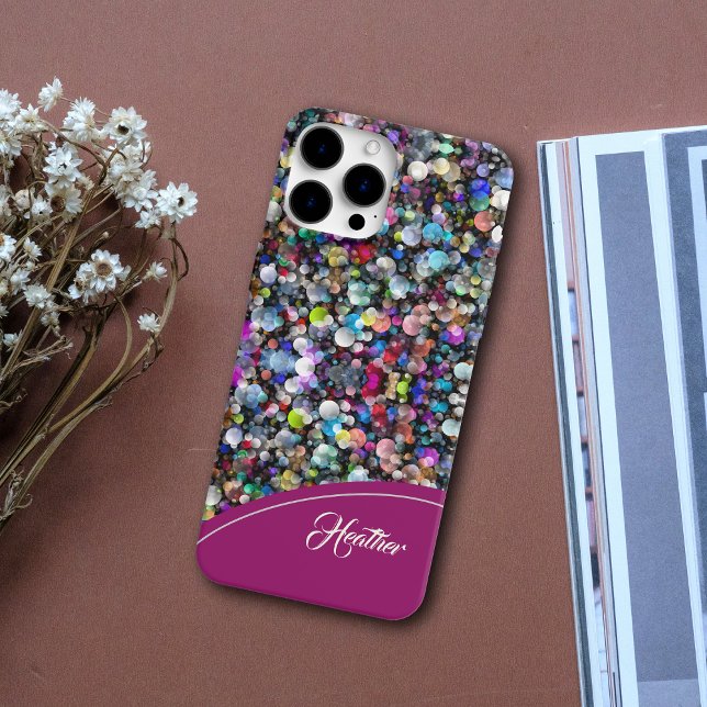 Trendy farbige bokeh iPhone Case (Von Creator hochgeladen)