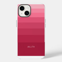 Trendy Farbmuster Magenta Rosa personalisierbares