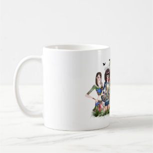 Trendy Fashion Modelle Kaffeetasse