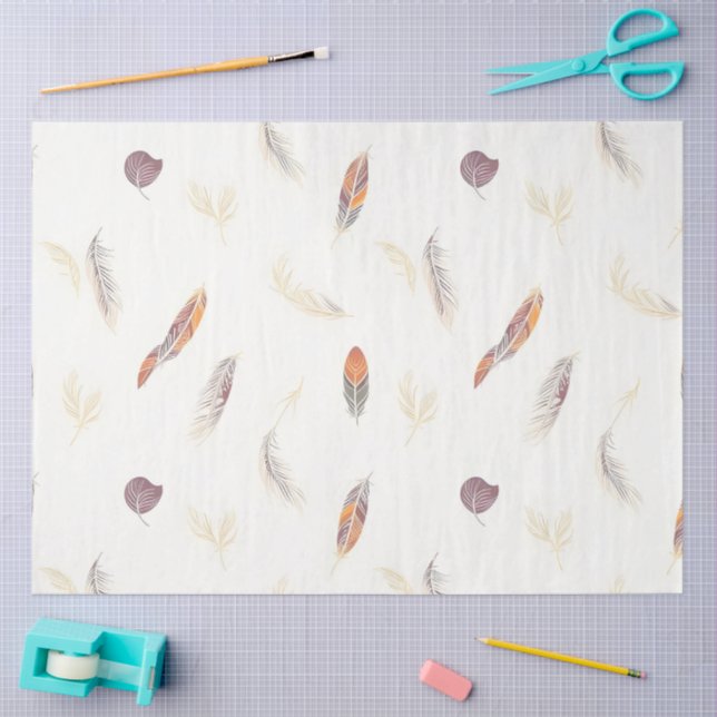 Trendy Feathers Luxury Boho Collection Seidenpapier (Basteln)
