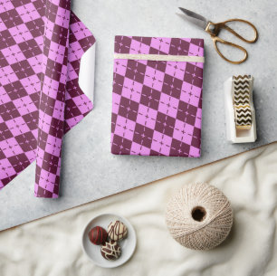 Trendy Festive Joyful Geometric Gift Wrap Geschenkpapier