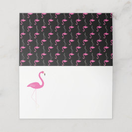 Trendy Flamingo Klappte Platzkarten