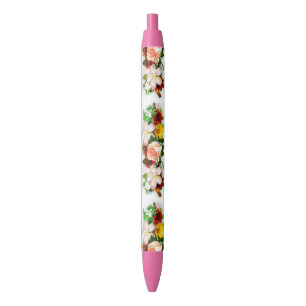 Trendy Floral Colorado Blume Rose Template Kugelschreiber