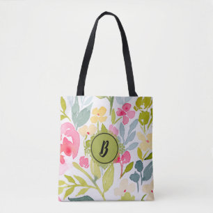 Trendy Floral Monogram