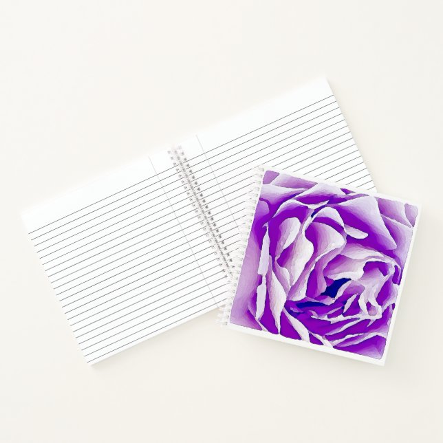 Trendy Floral Notebook Notizbuch (Innenseite)