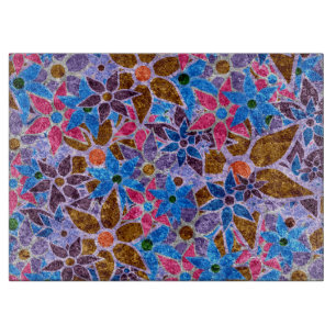 Trendy Floral Pattern #13 Schneidebrett