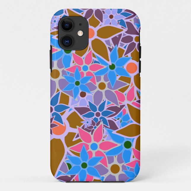 Trendy Floral Pattern #7 Case-Mate iPhone Hülle (Rückseite)