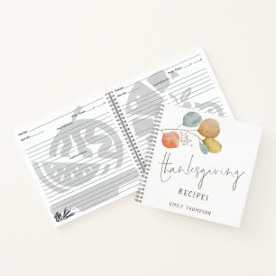 Trendy Foliage Name Erntedank Rezepte Notizbuch
