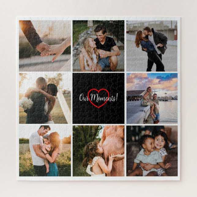 Trendy Foto Collage Puzzle (Vertikal)