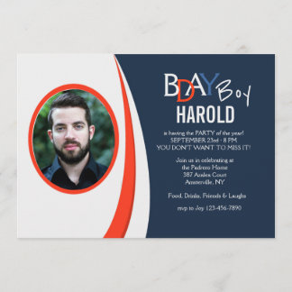 Trendy Foto-Einladung Einladung