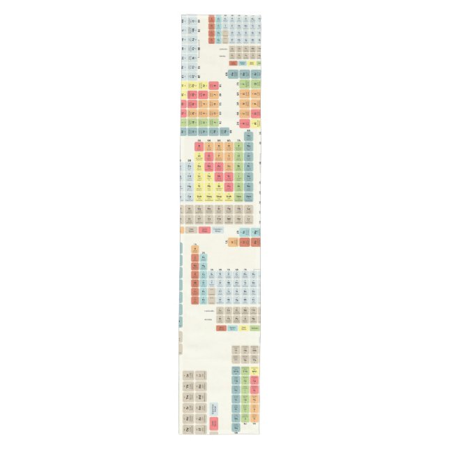 Trendy Funky NerdNerdy Geek Retro Mittelgroßer Tischläufer (Vorderseite)